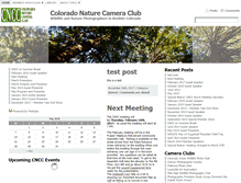 Tablet Screenshot of coloradonaturecameraclub.org
